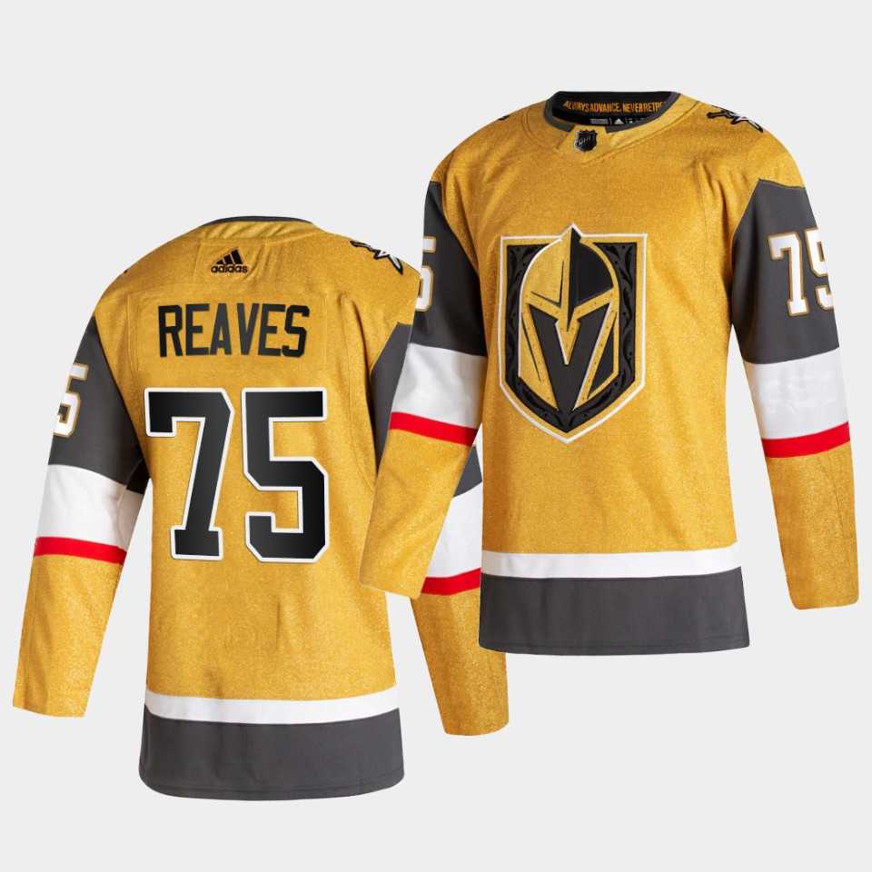 Vegas Golden Knights 75 Ryan Reaves 2020-21 Alternate Player Adidas Gold Jersey,We sell and wholesale Vegas Golden Knights 75 Ryan Reaves 2020-21 Alternate Player Adidas Gold Jersey on line form chian!